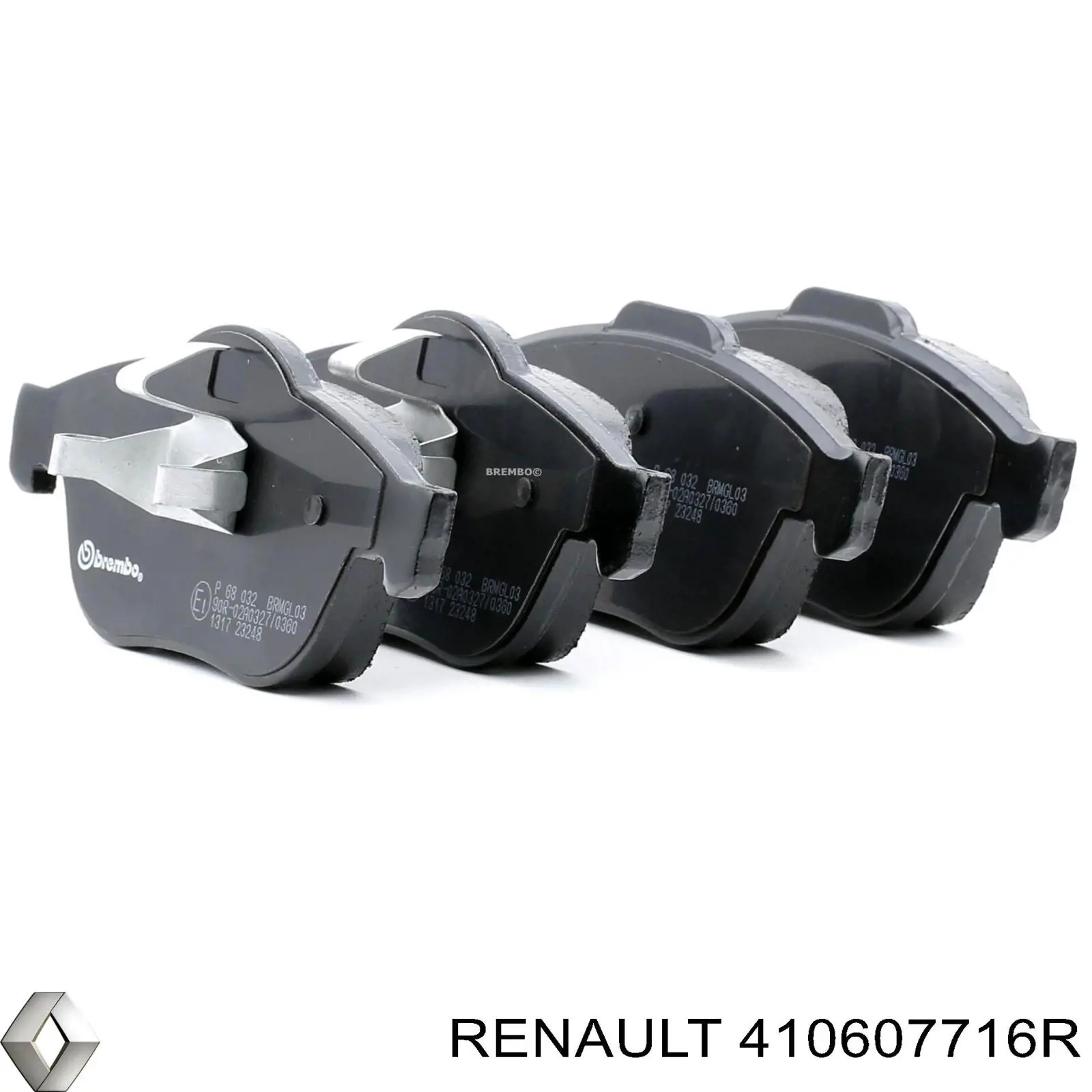 Купити 410607716R Renault (RVI) Колодки гальмівні передні, дискові