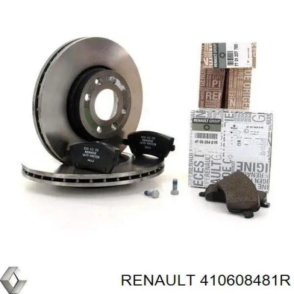 410608481R Renault (RVI) колодки гальмівні передні, дискові