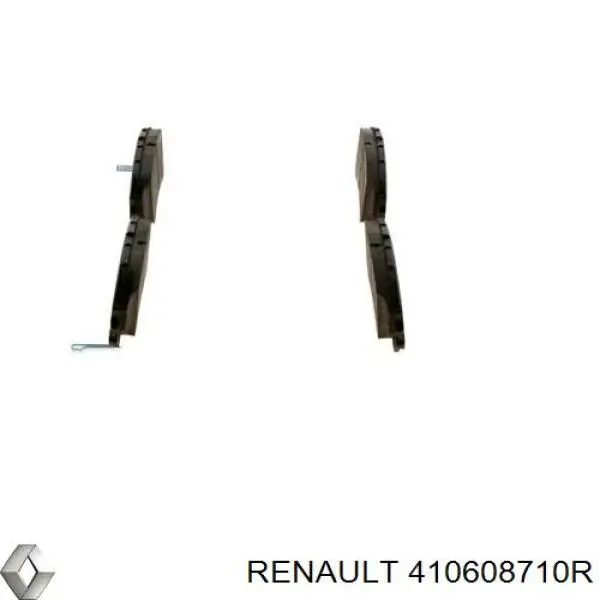 Передні тормозні колодки 410608710R Renault (RVI)