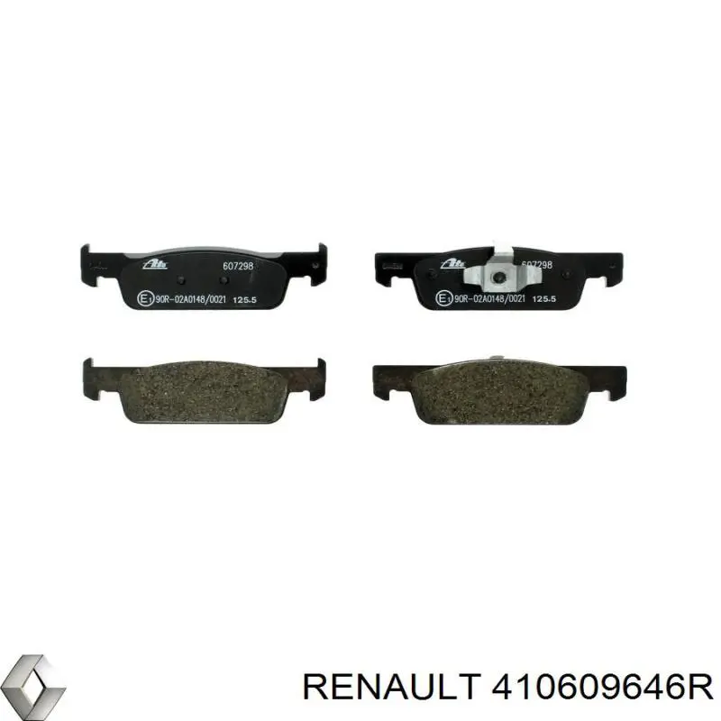 Купити 410609646R Renault (RVI) Колодки гальмівні передні, дискові