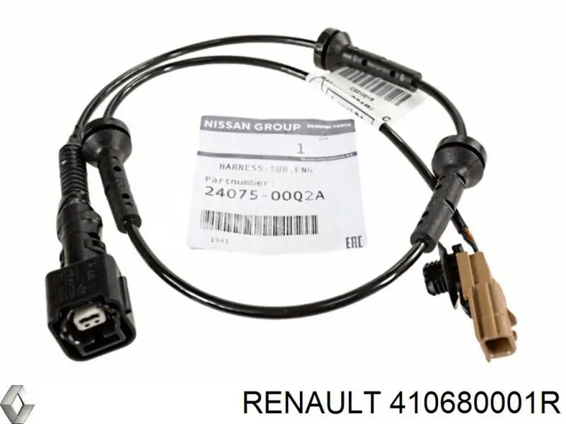 Провід датчика зносу гальмівних колодок передній Renault (RVI) 2407500Q2A