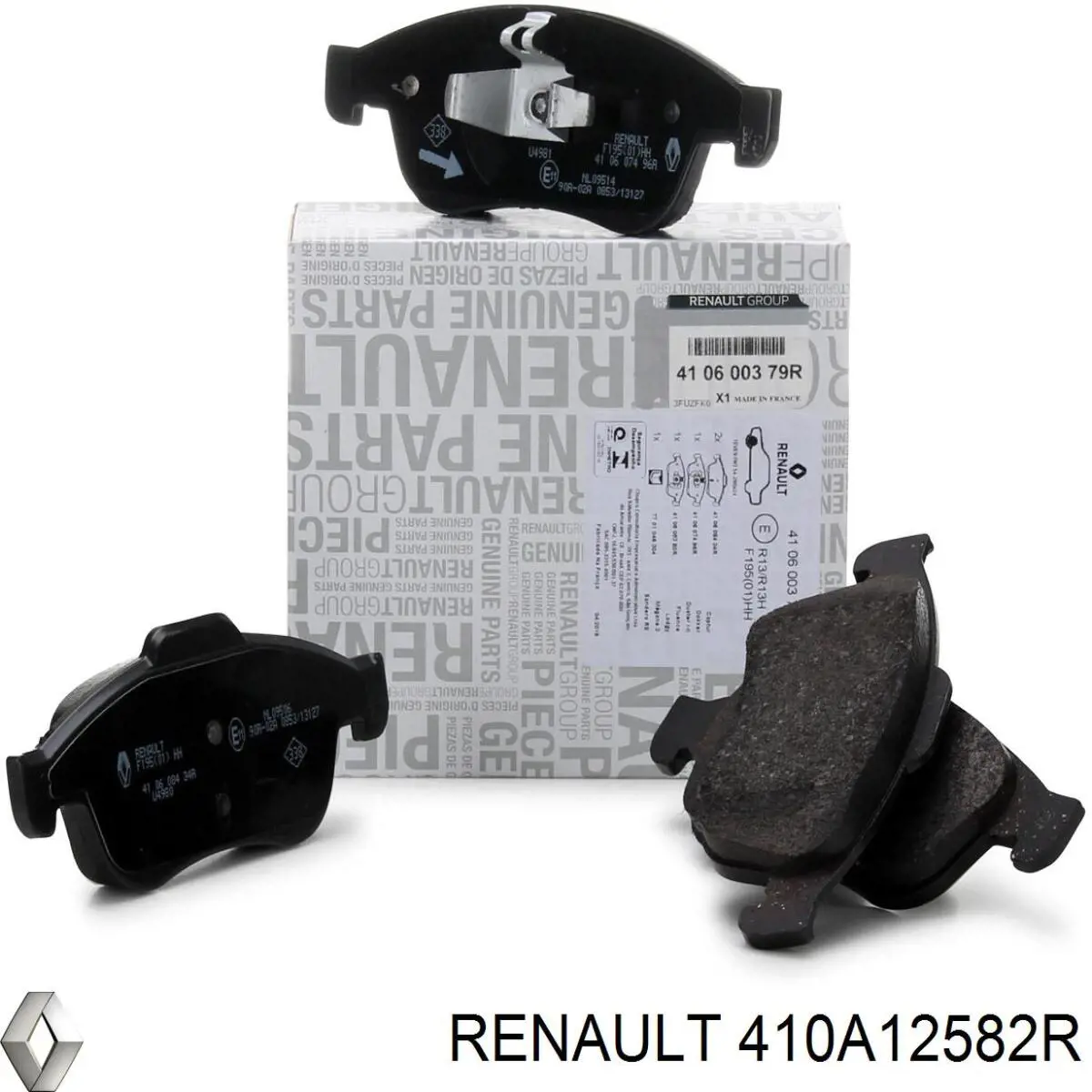 410A12582R Renault (RVI) колодки гальмівні передні, дискові