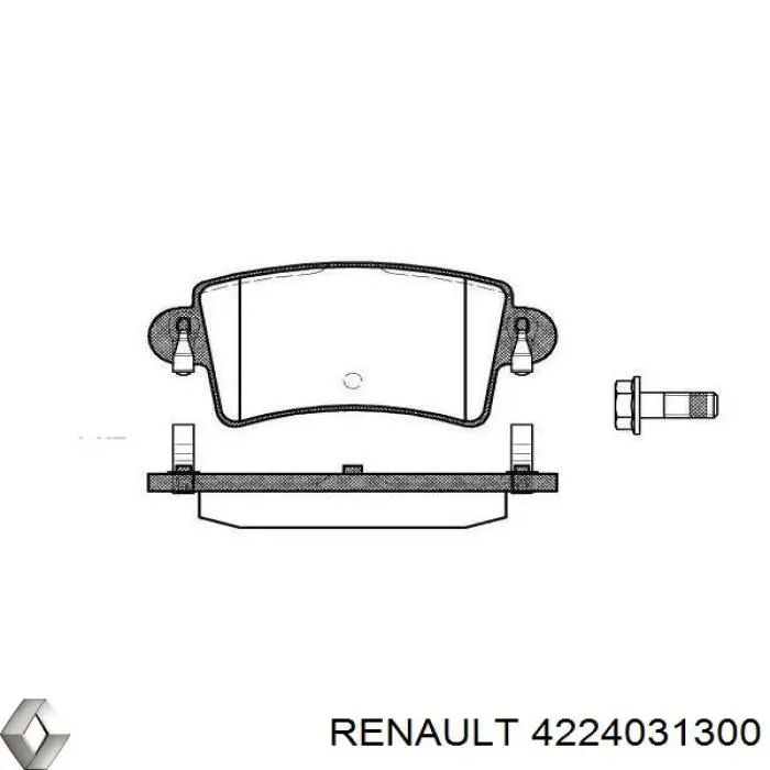 Барабан гальмівний задній 4224031300 Renault (RVI)