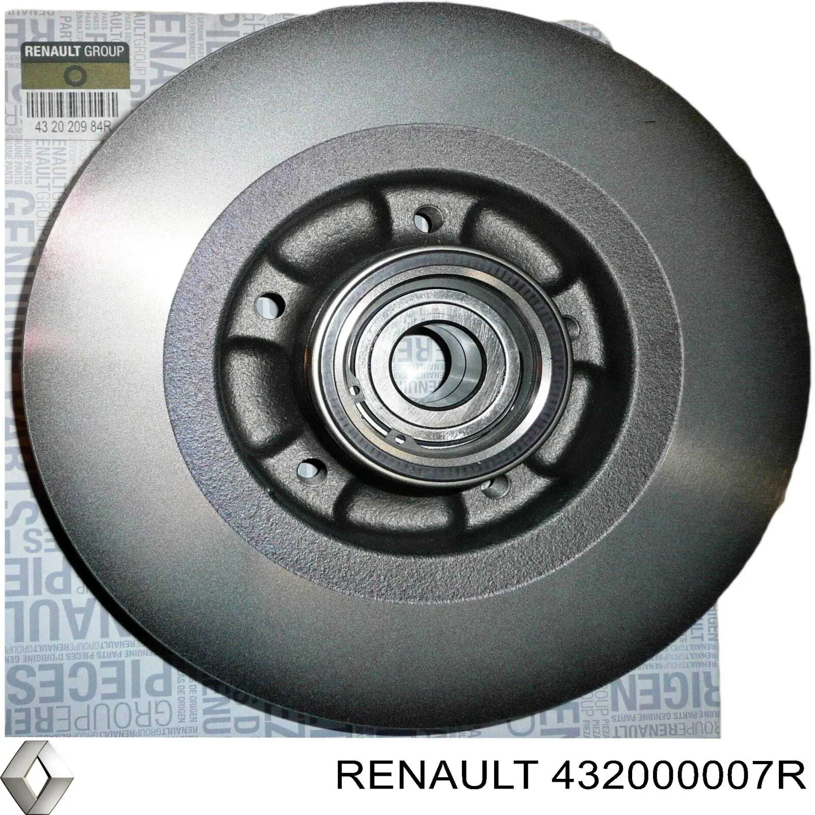 Гальмівні диски 432000007R Renault (RVI)