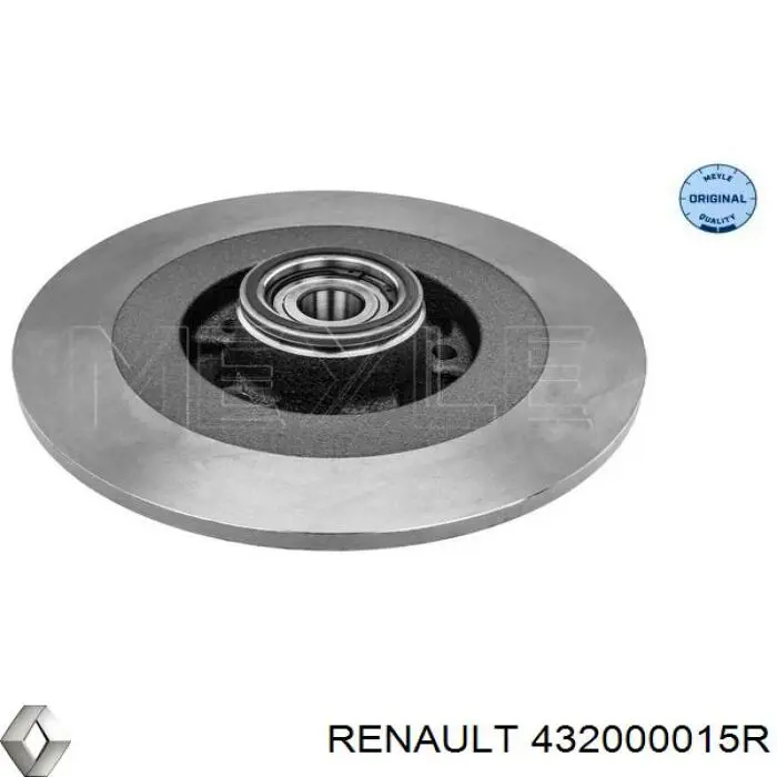 Купити 432000015R Renault (RVI) Диск заднього гальма