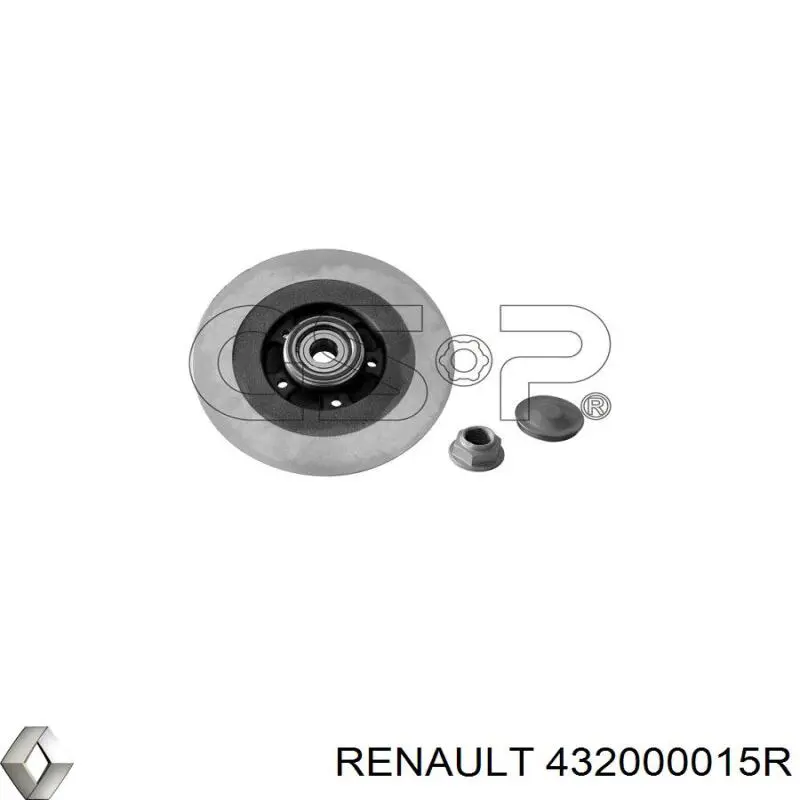 Задні дискові гальма Renault (RVI) 432000015R ціна, від 109.48 USD