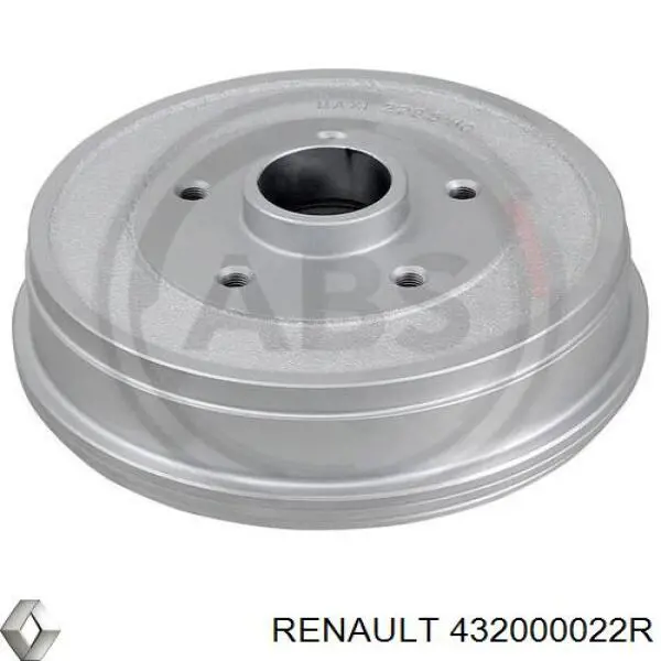 Барабан гальмівний задній Renault (RVI) 432000022R ціна, від 31.57 USD