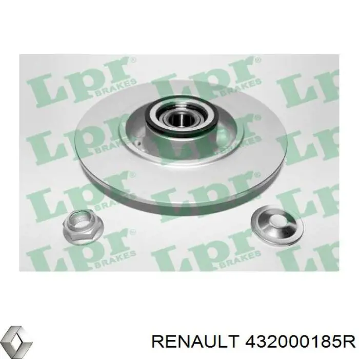 Задні дискові гальма Renault (RVI) 432000185R ціна, від 115.44 USD
