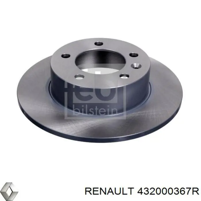 Купити 432000367R Renault (RVI) Диск заднього гальма