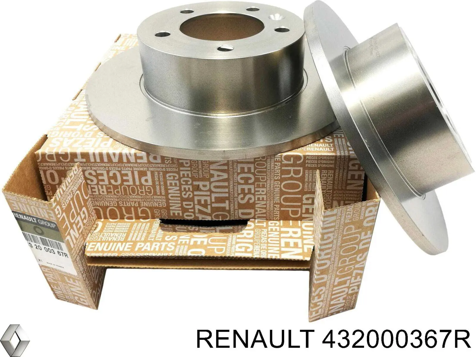 Диск гальмівний задній Renault (RVI) 432000367R