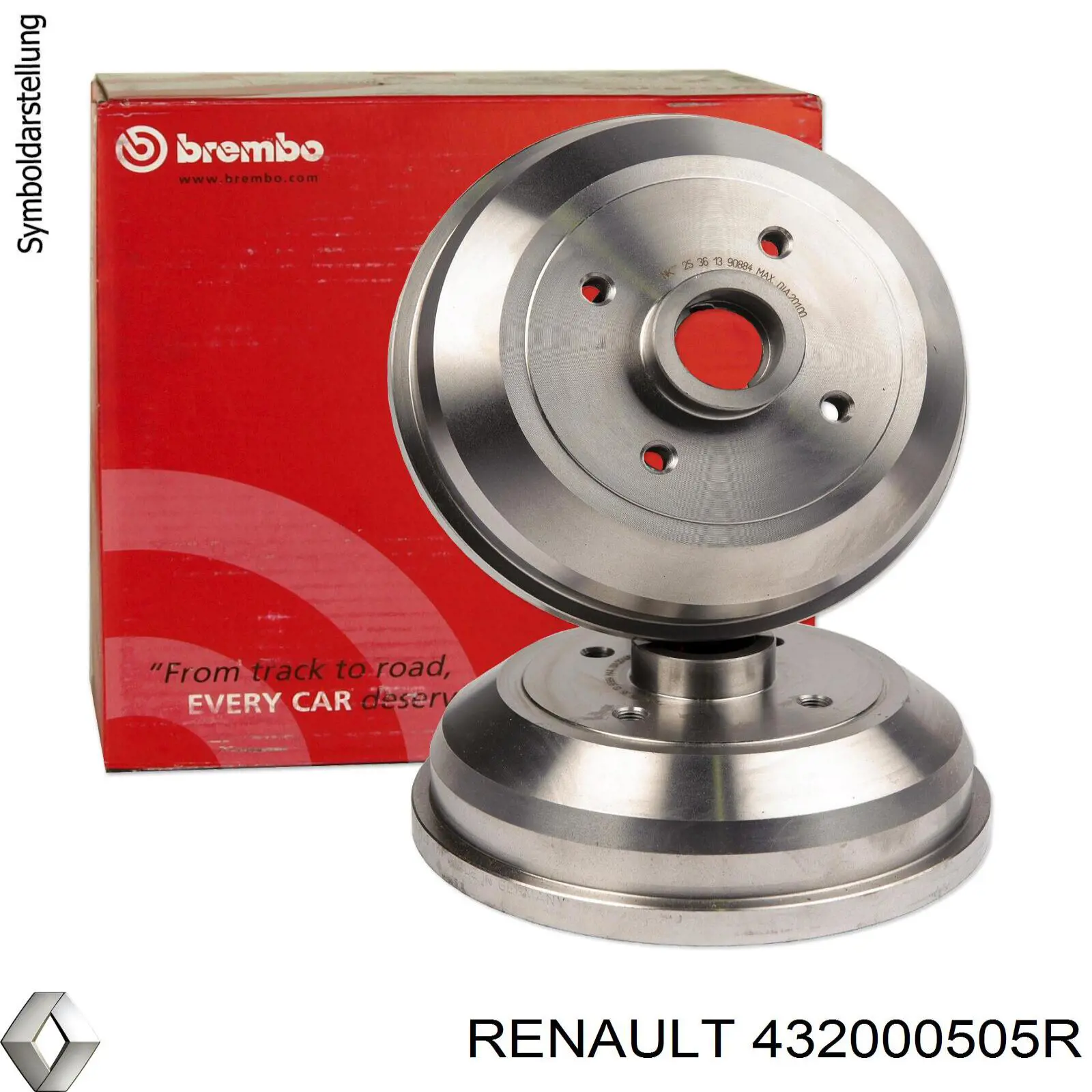 Купити 432000505R Renault (RVI) Барабан гальмівний задній