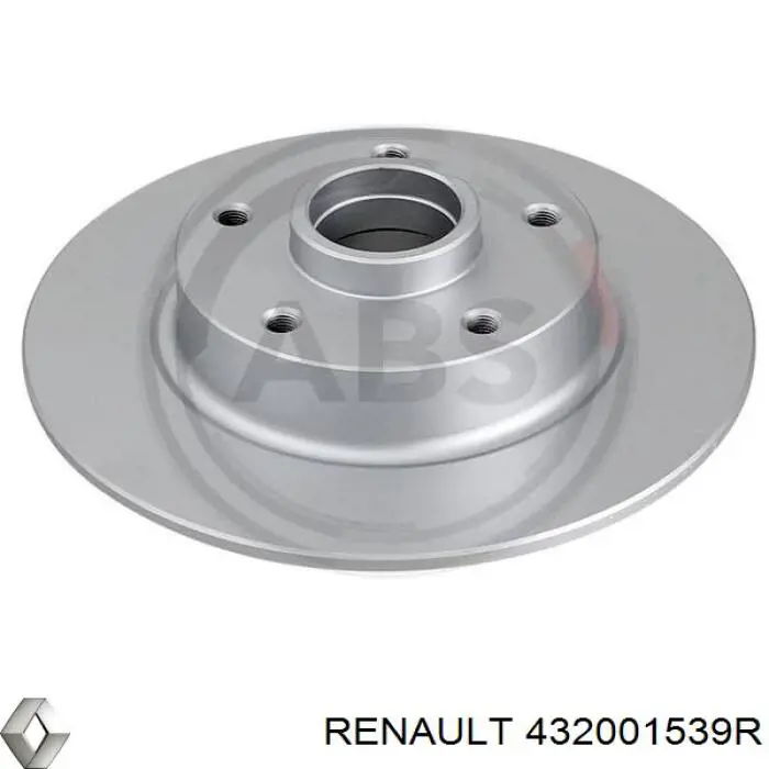Гальмівні диски 432001539R Renault (RVI)