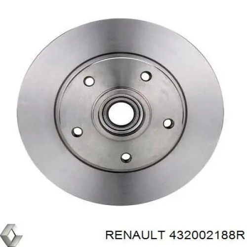Купити 432002188R Renault (RVI) Диск заднього гальма