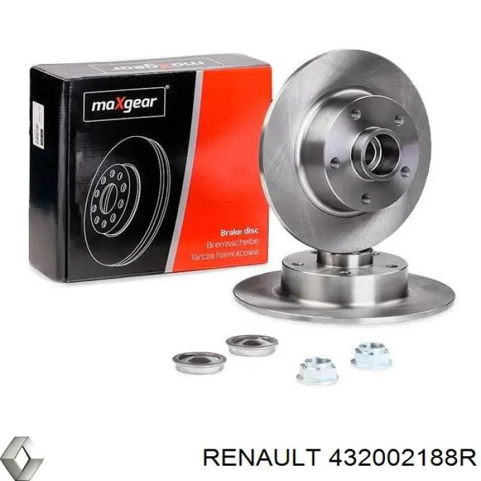 Гальмівні диски 432002188R Renault (RVI)