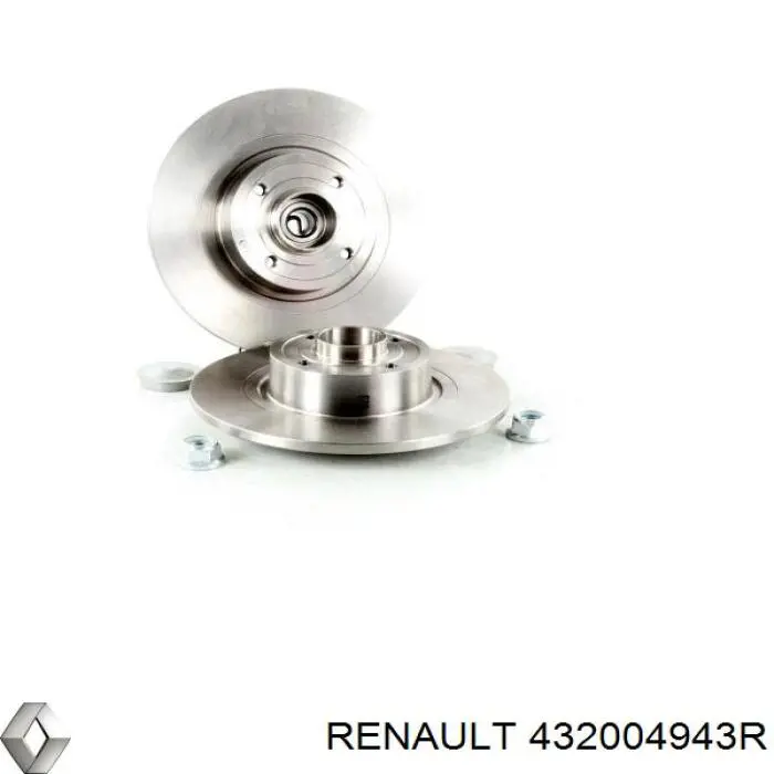 Купити 432004943R Renault (RVI) Диск заднього гальма