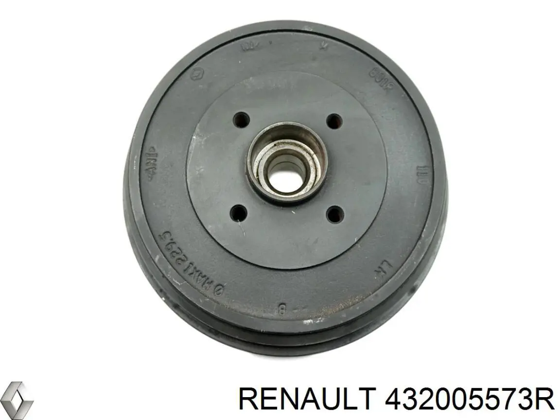 Барабан гальмівний задній Renault (RVI) 432005573R ціна, від 91.42 USD