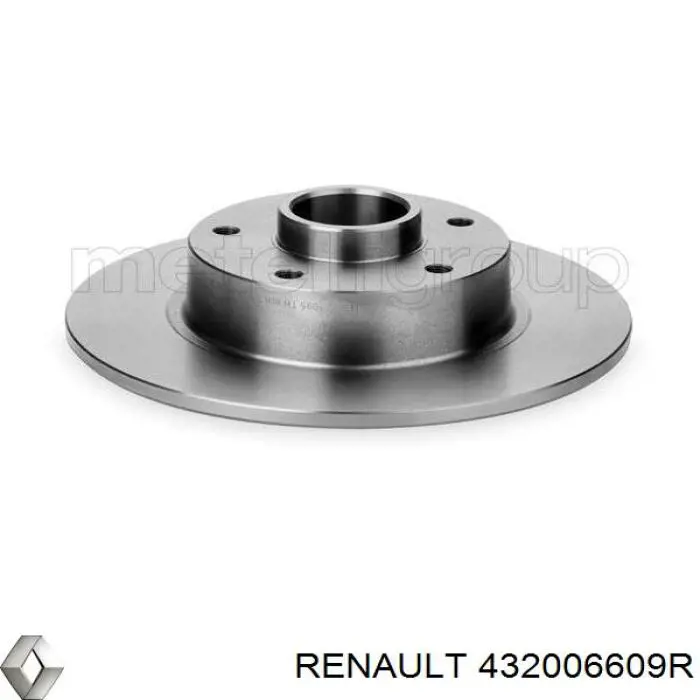 Купити 432006609R Renault (RVI) Диск заднього гальма