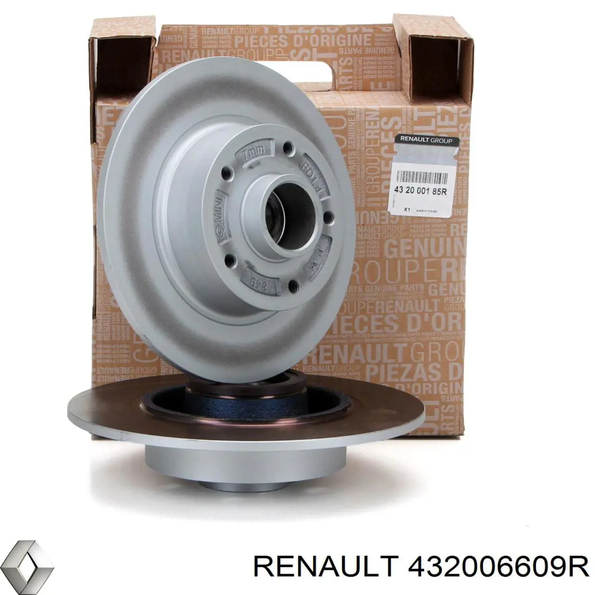 Задні дискові гальма Renault (RVI) 432006609R ціна, від 105.84 USD
