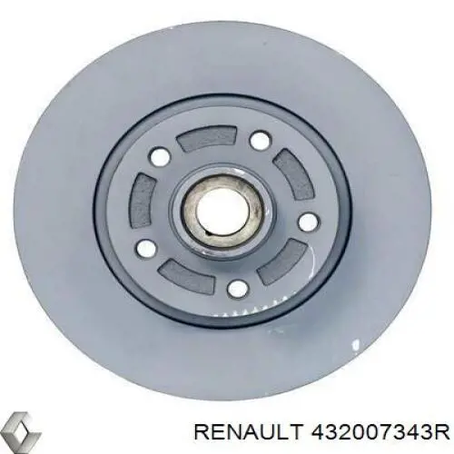 Гальмівні диски 432007343R Renault (RVI)