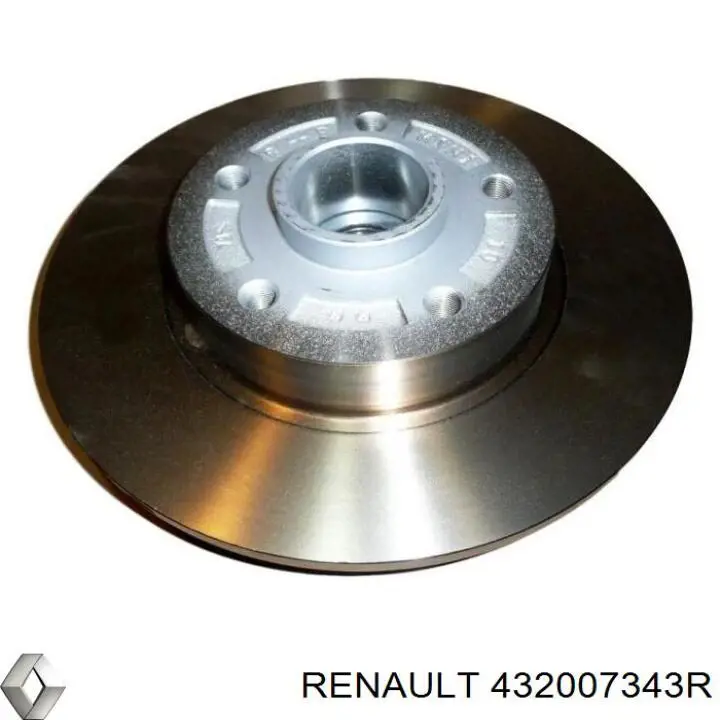 Задні дискові гальма Renault (RVI) 432007343R ціна, від 73.77 USD