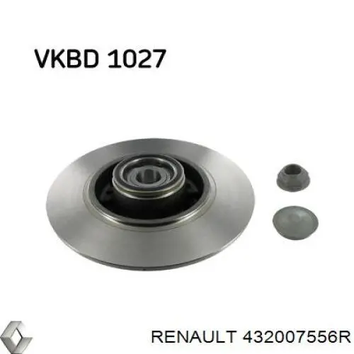 Задні дискові гальма Renault (RVI) 432007556R ціна, від 82.74 USD