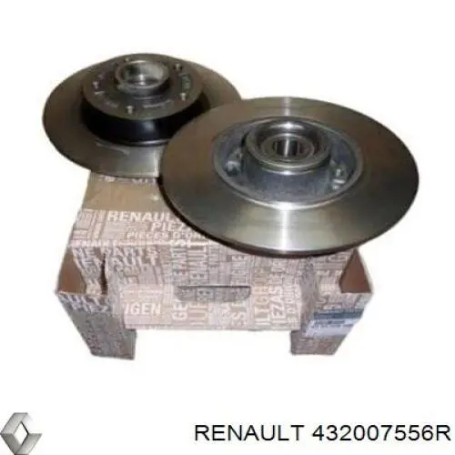 432007556R Renault (RVI) диск гальмівний задній