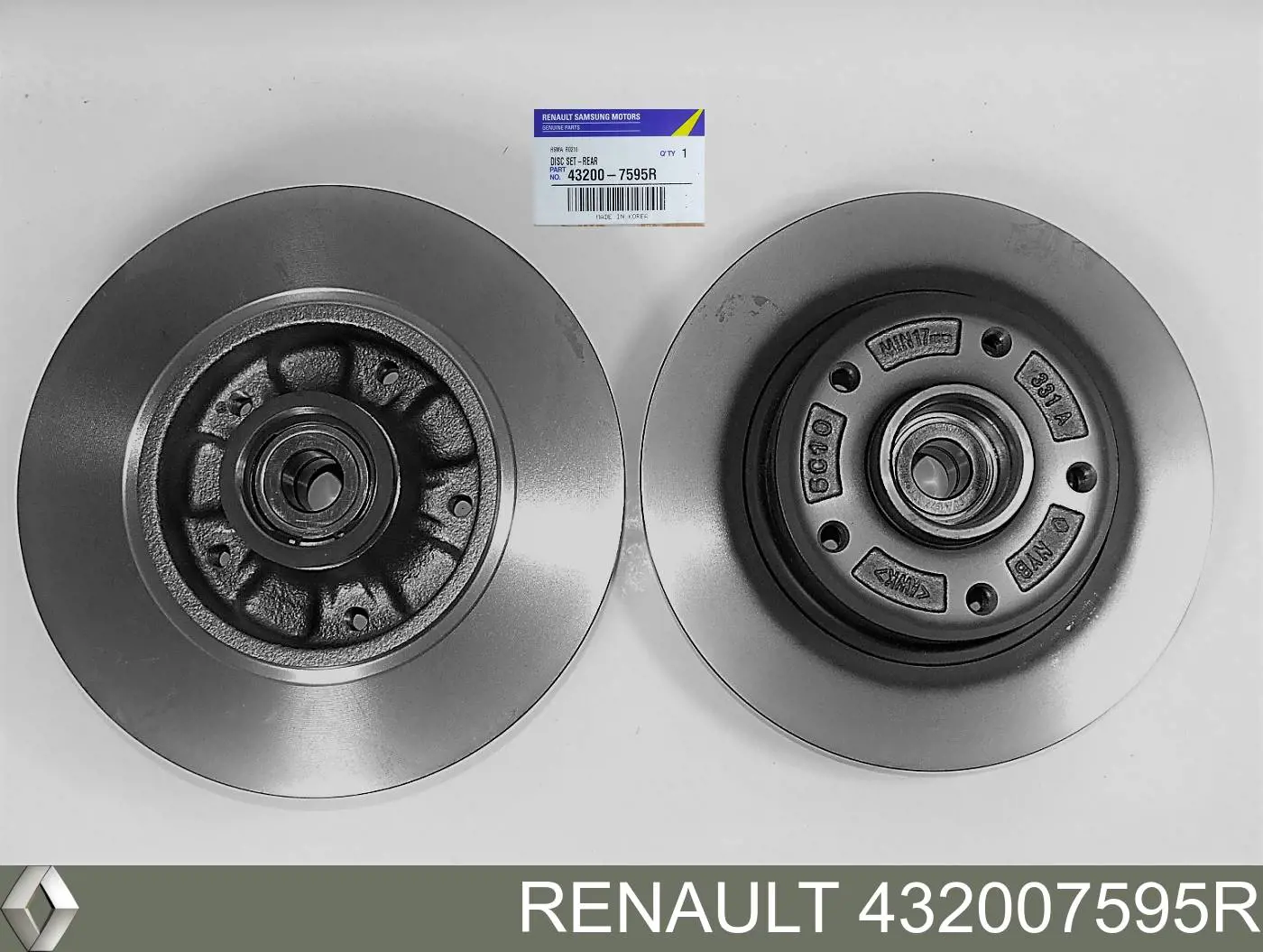 Задні дискові гальма Renault (RVI) 432007595R ціна, від 87.89 USD