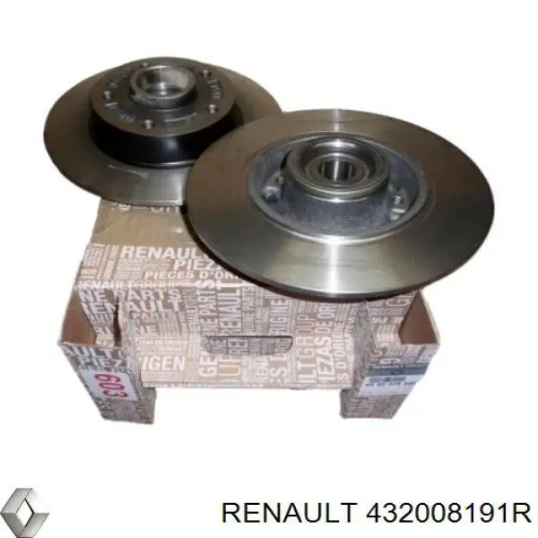 432008191R Renault (RVI) диск гальмівний задній