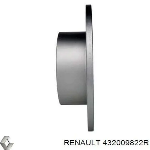 Гальмівні диски 432009822R Renault (RVI)