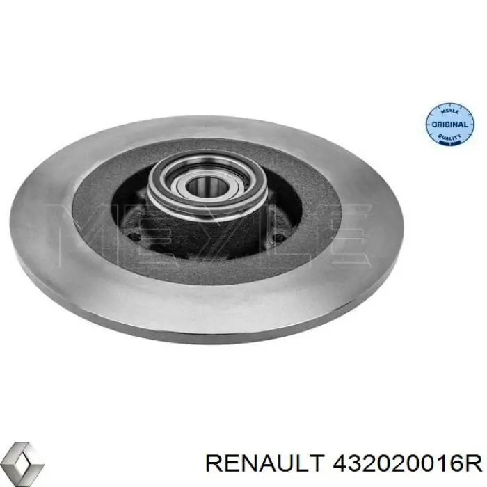 Купити 432020016R Renault (RVI) Диск заднього гальма