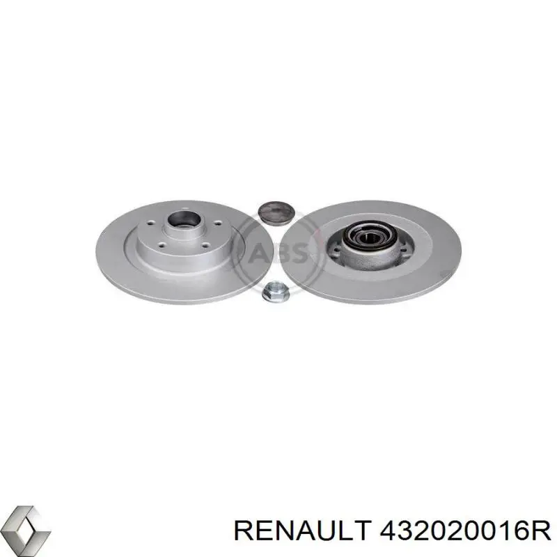Гальмівні диски 432020016R Renault (RVI)