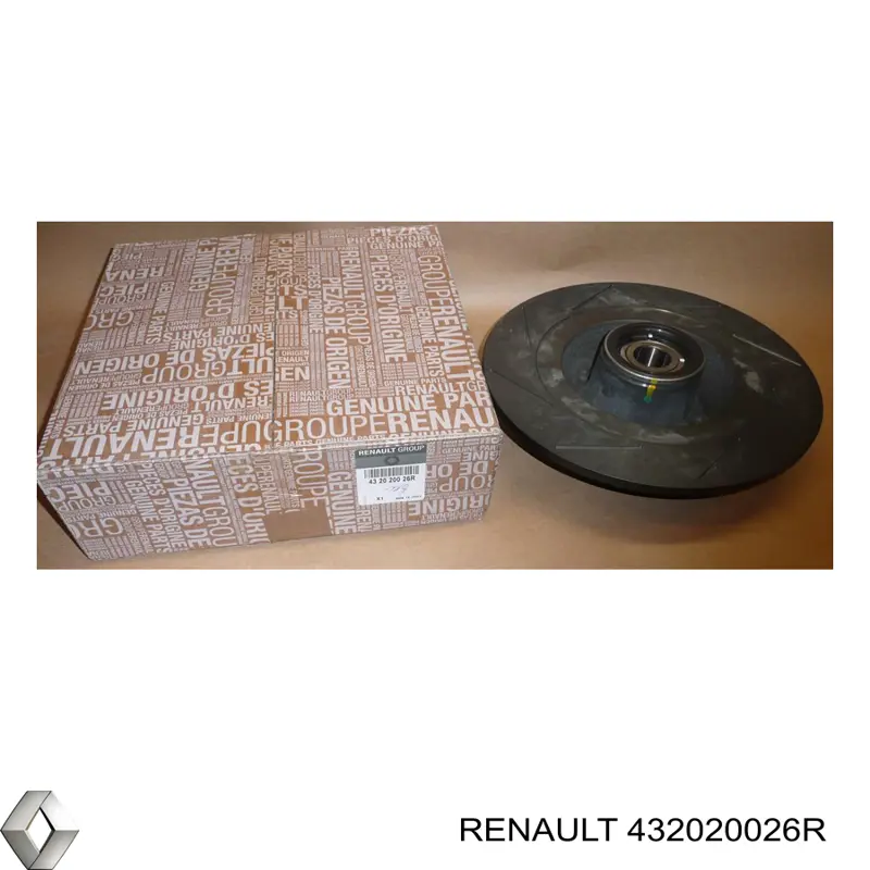 Купити 432020026R Renault (RVI) Диск заднього гальма