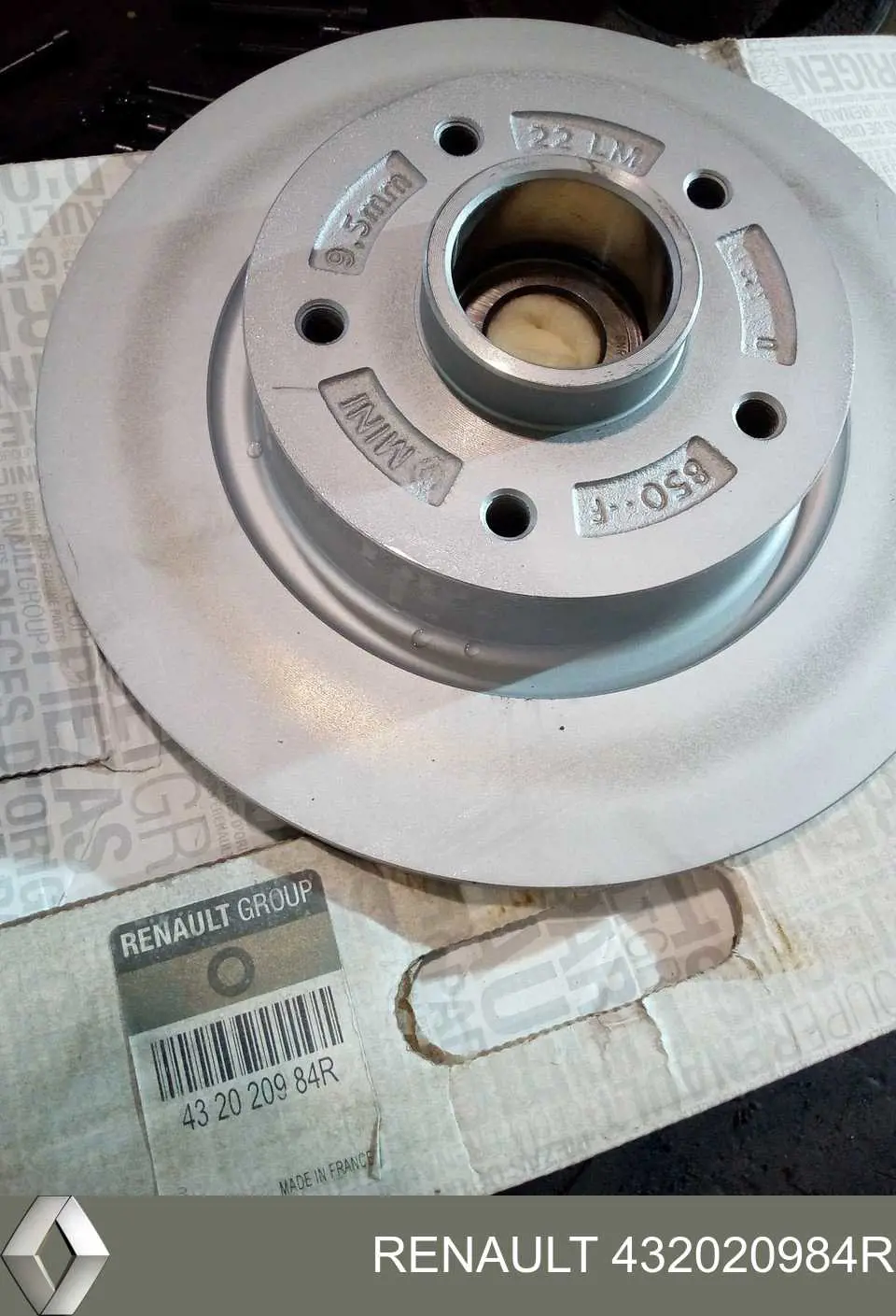 Купити 432020984R Renault (RVI) Диск заднього гальма
