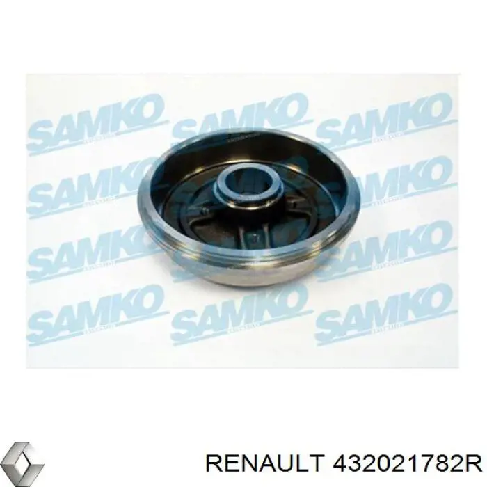 Барабан гальмівний задній Renault (RVI) 432021782R ціна, від 54.54 USD