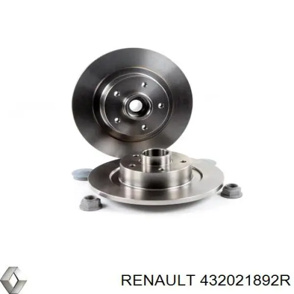 Купити 432021892R Renault (RVI) Диск заднього гальма