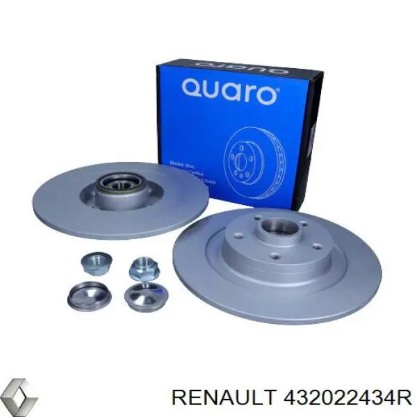 Купити 432022434R Renault (RVI) Диск заднього гальма