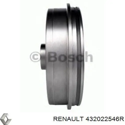 432022546R Renault (RVI) барабан гальмівний задній