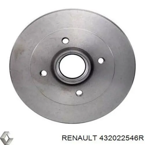 Барабан гальмівний задній Renault (RVI) 432022546R ціна, від 43.94 USD
