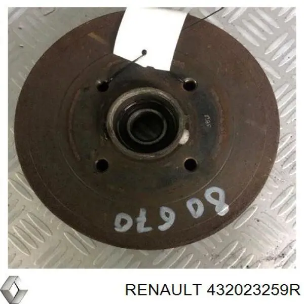 Барабан гальмівний задній Renault (RVI) 432023259R ціна, від 46.50 USD