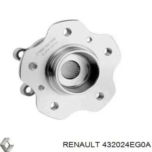 Маточини задніх коліс Renault (RVI) 432024EG0A ціна, від 70.57 USD