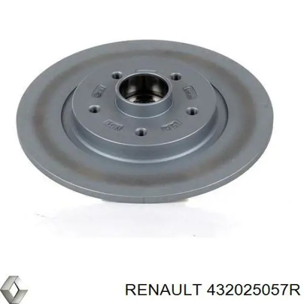 432025057R Renault (RVI) диск гальмівний задній