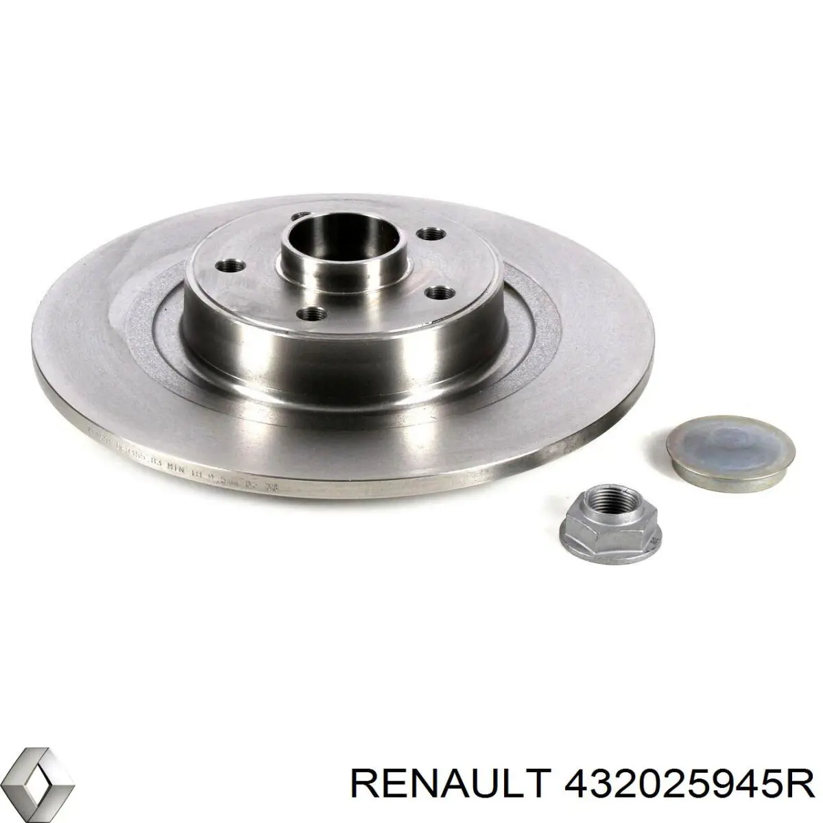 Диск гальмівний задній Renault (RVI) 432025945R