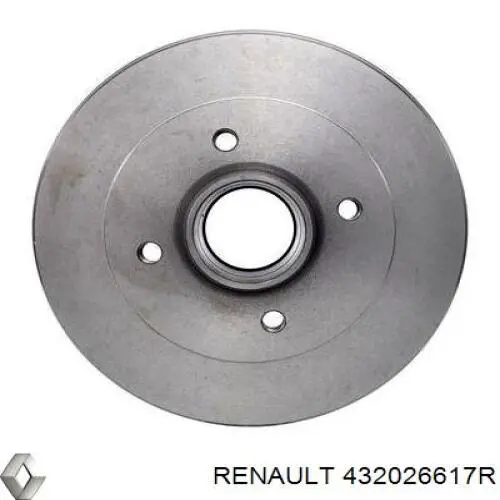 432026617R Renault (RVI) барабан гальмівний задній