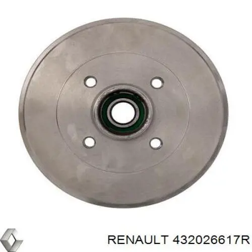 Барабан гальмівний задній Renault (RVI) 432026617R ціна, від 50.17 USD