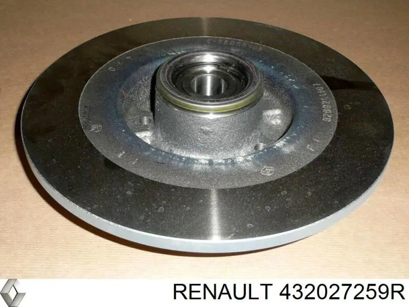 Купити 432027259R Renault (RVI) Диск заднього гальма