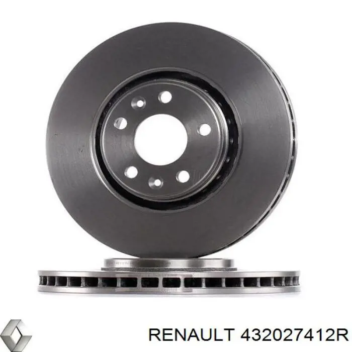 Купити 432027412R Renault (RVI) Диск заднього гальма