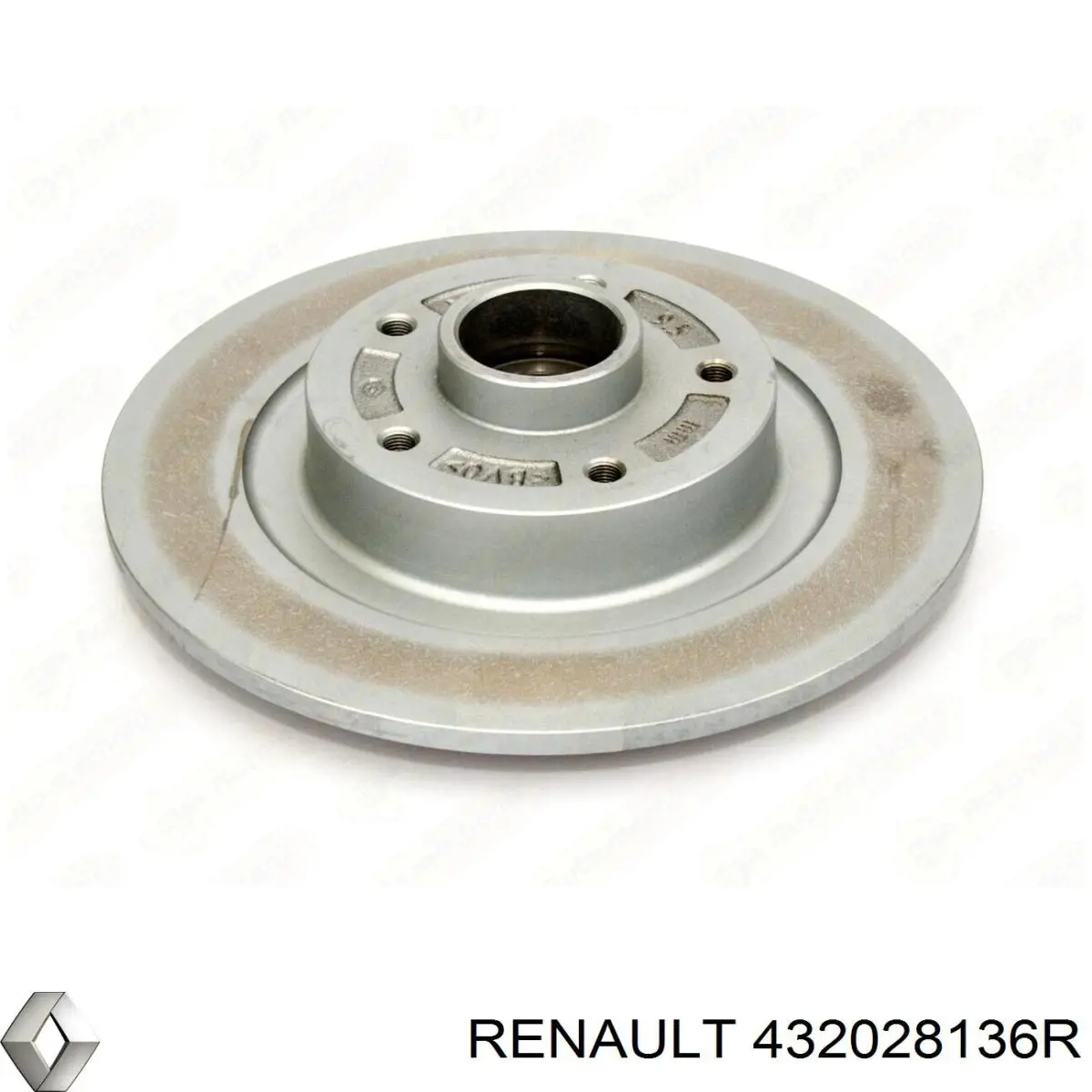 432028136R Renault (RVI) диск гальмівний задній
