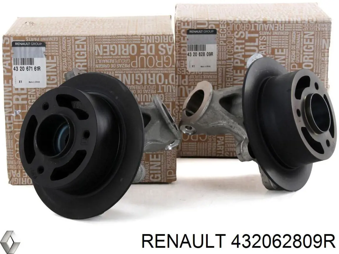 432062809R Renault (RVI) диск гальмівний задній