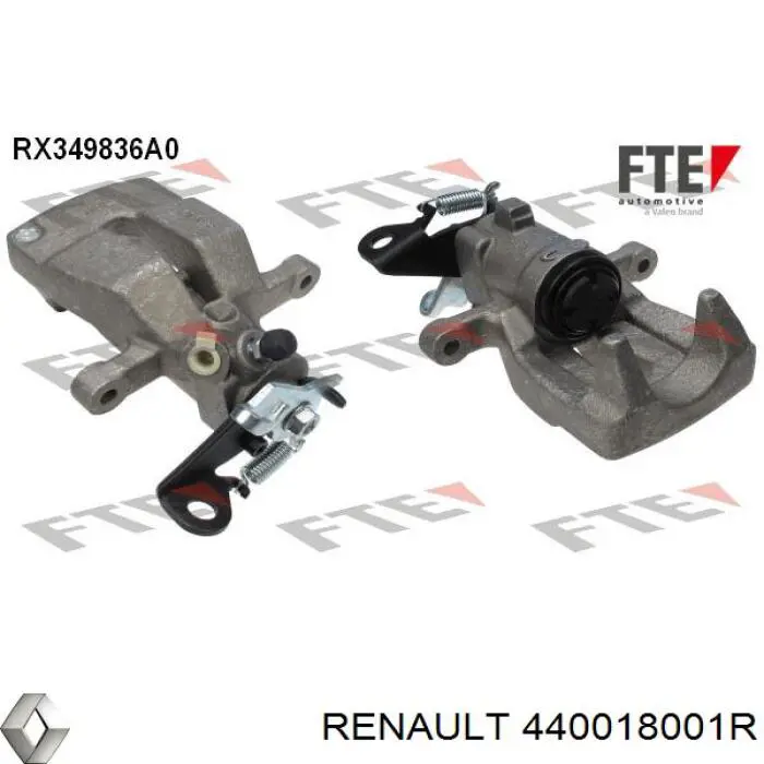 440018001R Renault (RVI) супорт гальмівний задній лівий