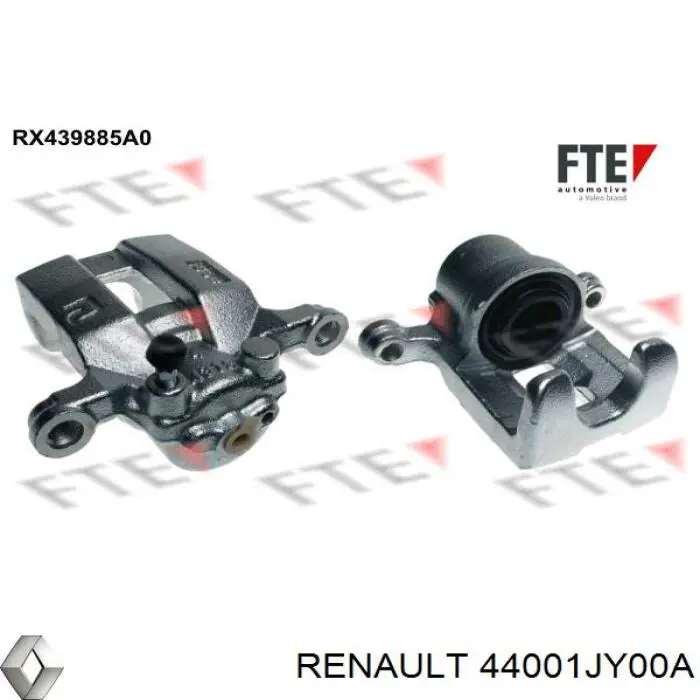 Купити 44001JY00A Renault (RVI) Супорт задній правий